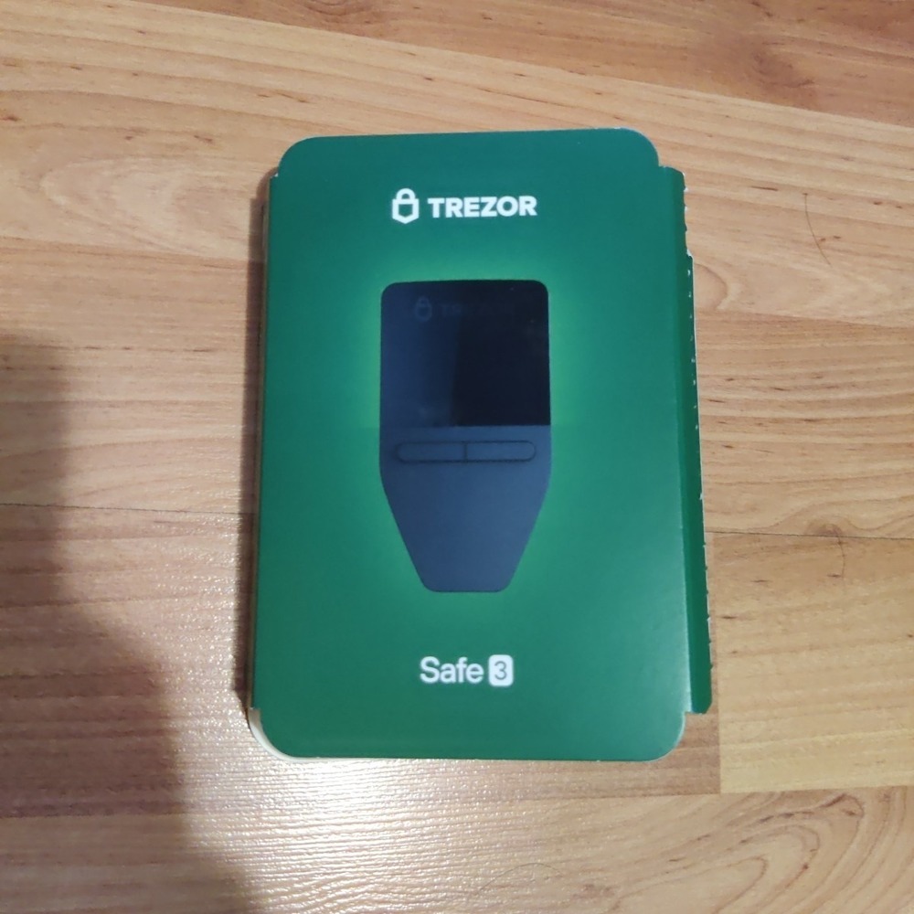 Trezor Safe 3 Crypto Hardware Wallet USB Cable - Untested‎